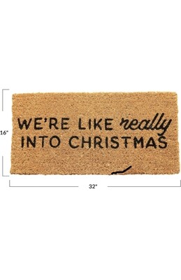 Creative Co-Op Christmas Doormat