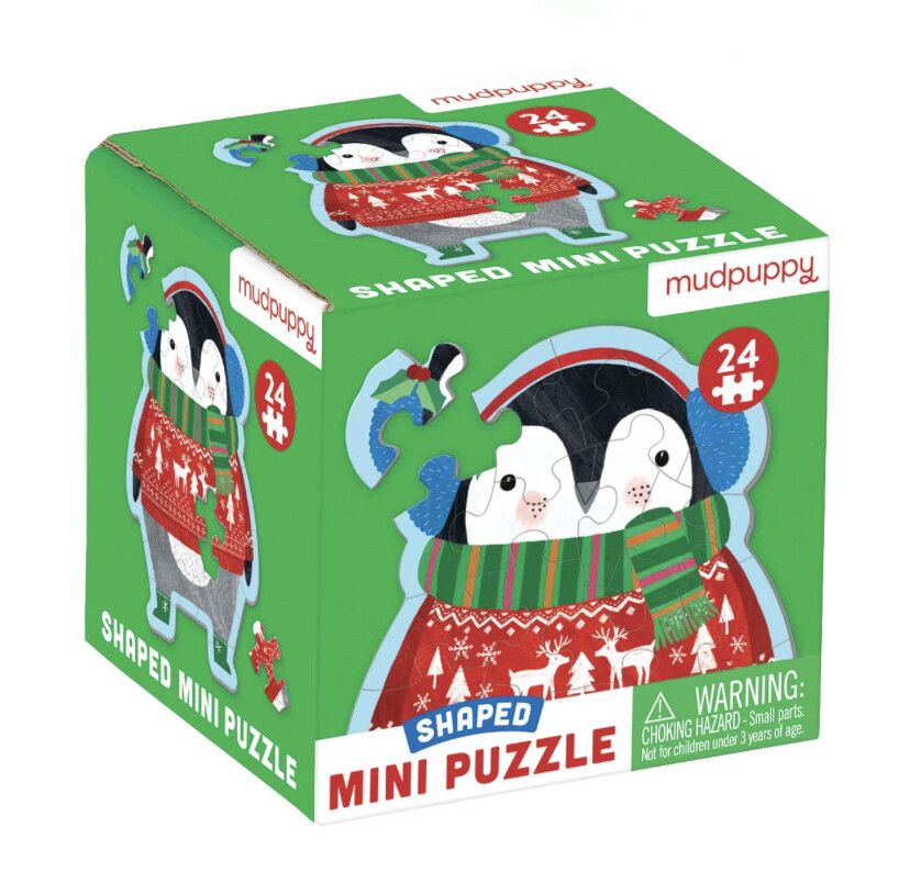 Chronicle Mini Puzzle Winter Penguin
