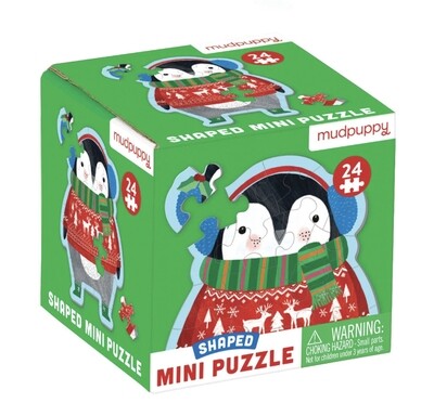 Chronicle Mini Puzzle Winter Penguin