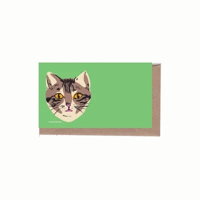 La Familia Green Enclosure Card