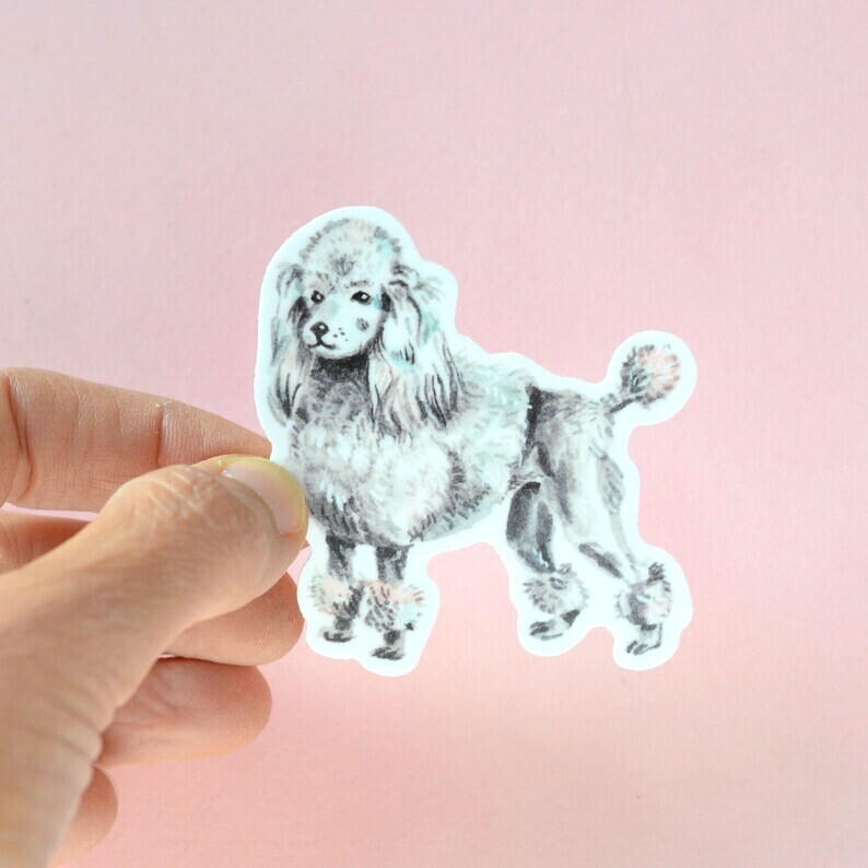 Imaginary Animal Poodle Sticker 