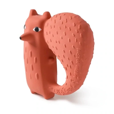 Oli &amp; Carol Cyril Squirrel Fox Bath/Teether Toy