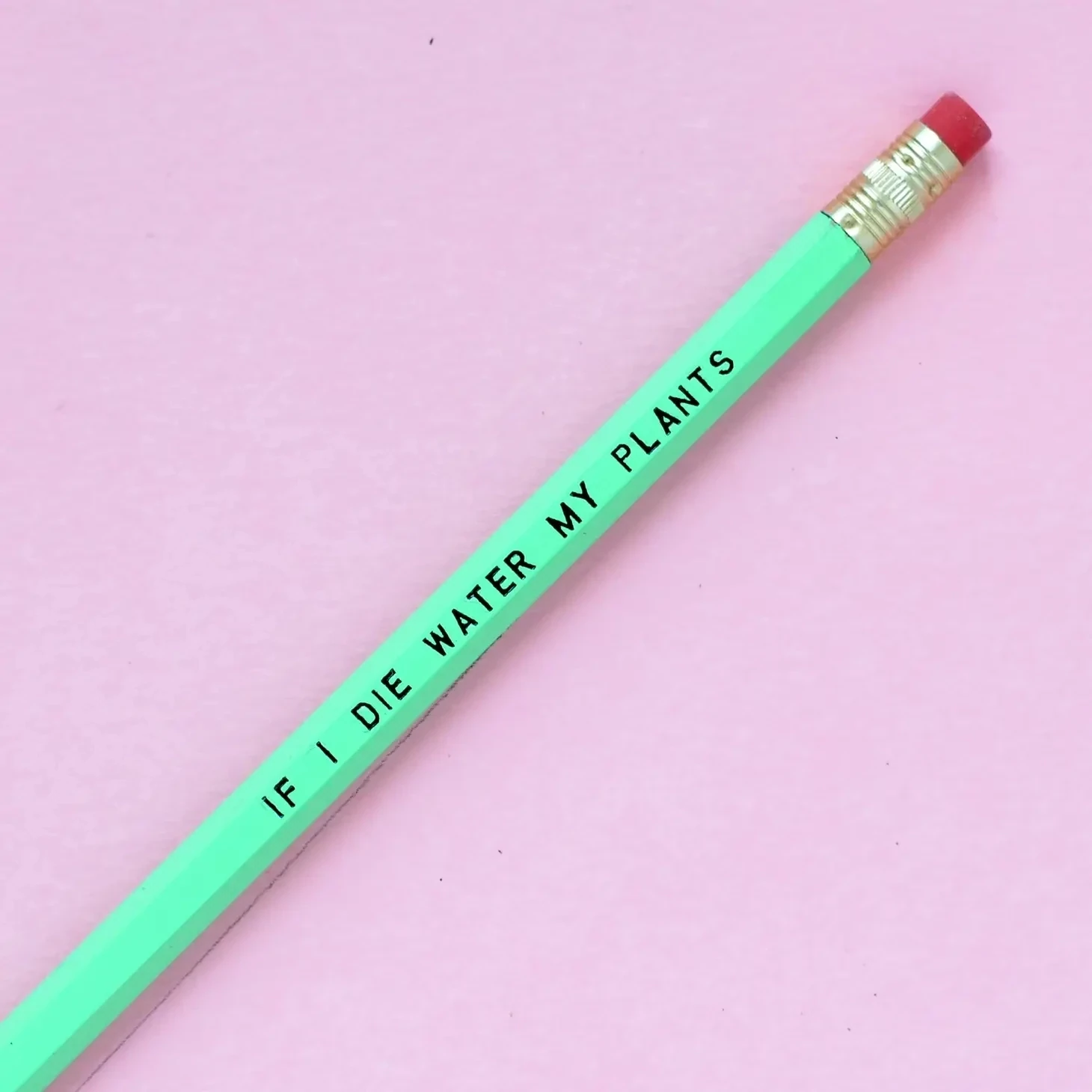 TGG Pencil If I Die Water My Plants