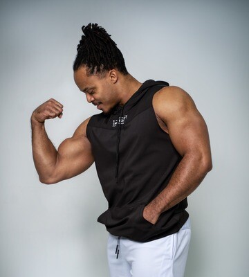 NODAYSOFF | Black Sleeveless Hoodie NODAYSOFF | Black Sleeveless Hoodie