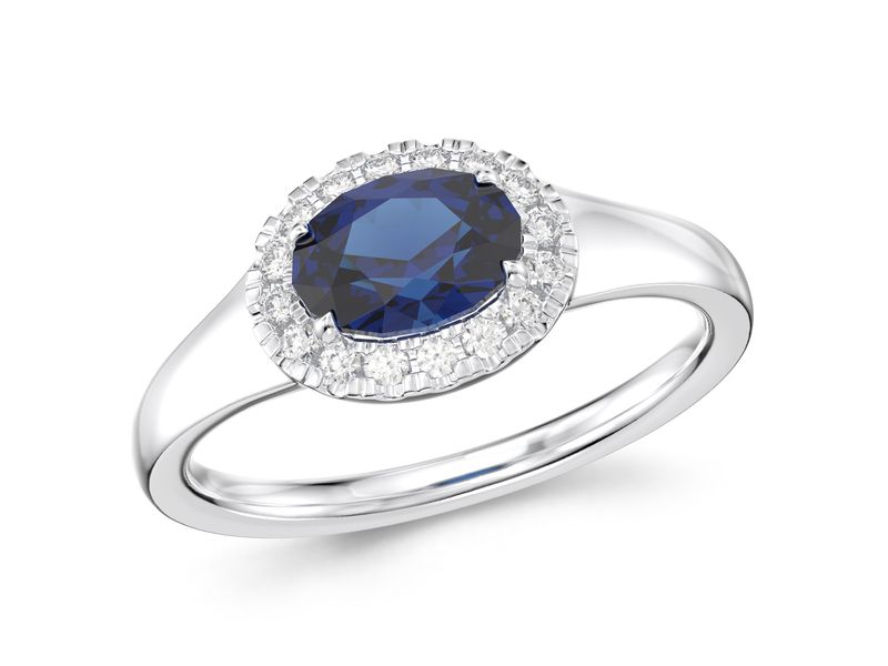 18KW SAPP DIA RING 18KW SAPP DIA RING