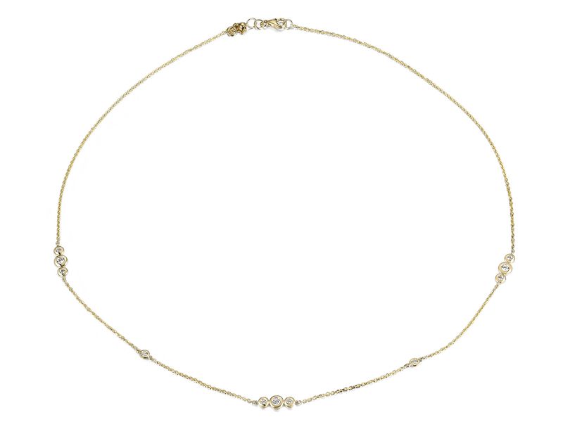 18KY DIA NECKLACE