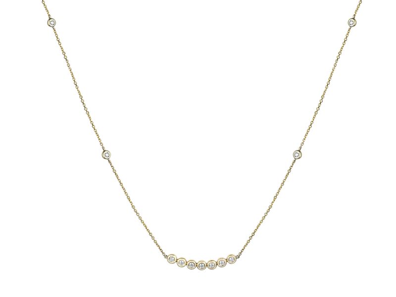 18KY DIA NECKLACE
