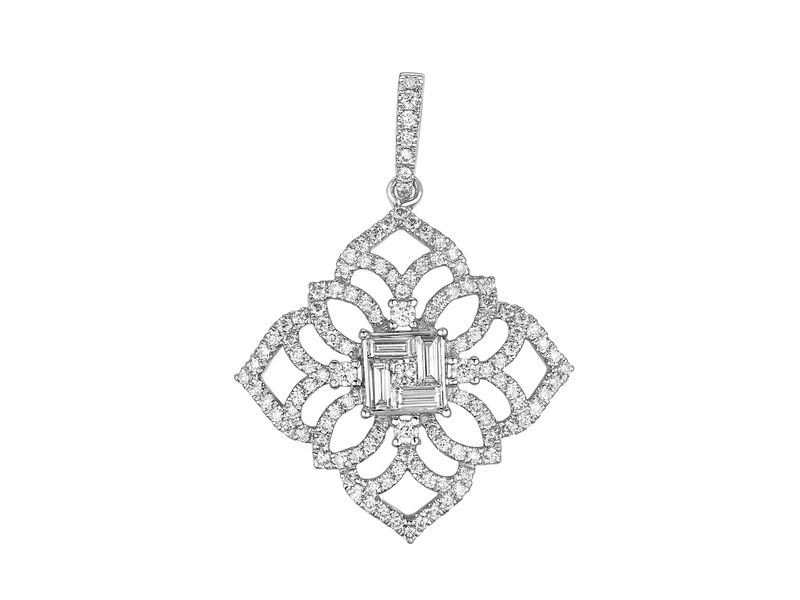 18KW DIA PENDANT