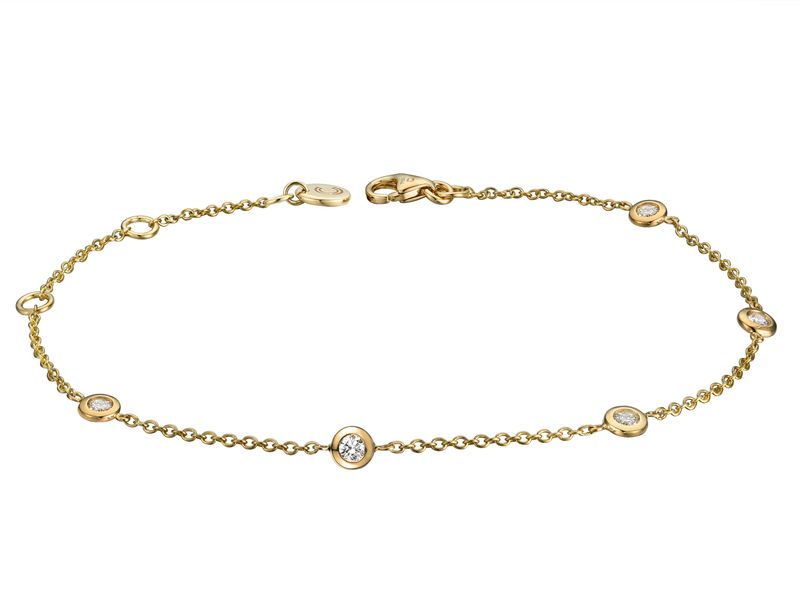 18KY DIA BRACELET