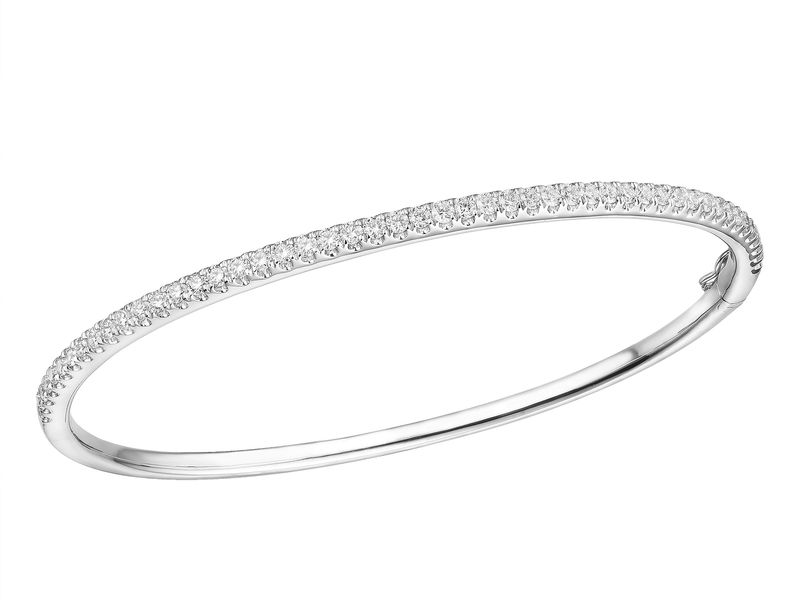 18KW DIA BANGLE