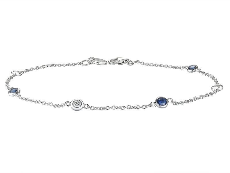 18KW SAPP DIA BRACELET