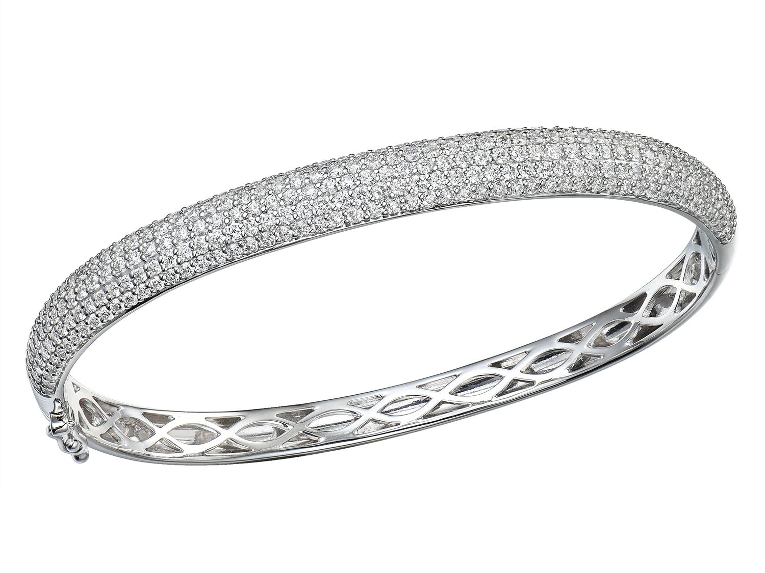 18KW DIA BANGLE