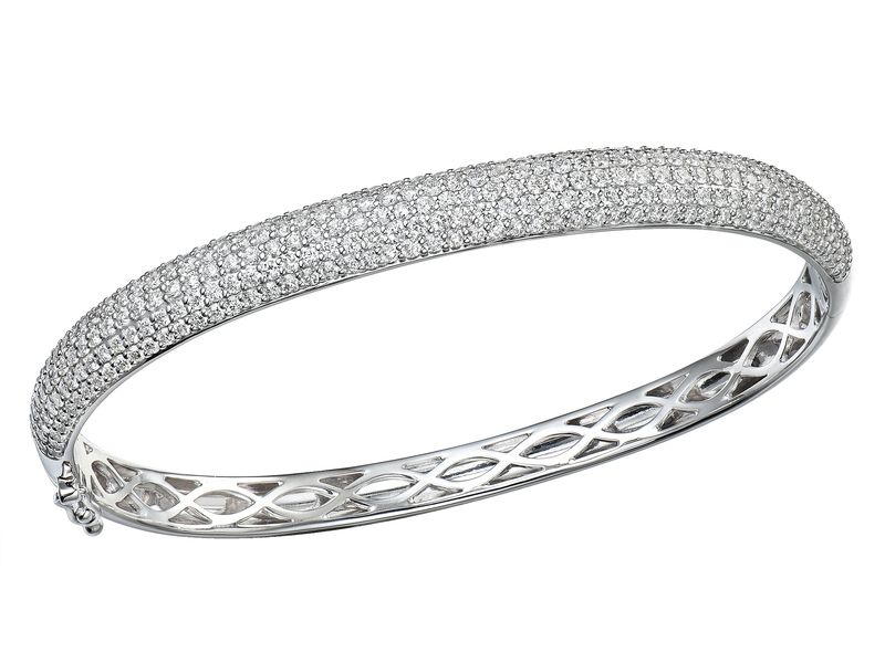 18KW DIA BANGLE