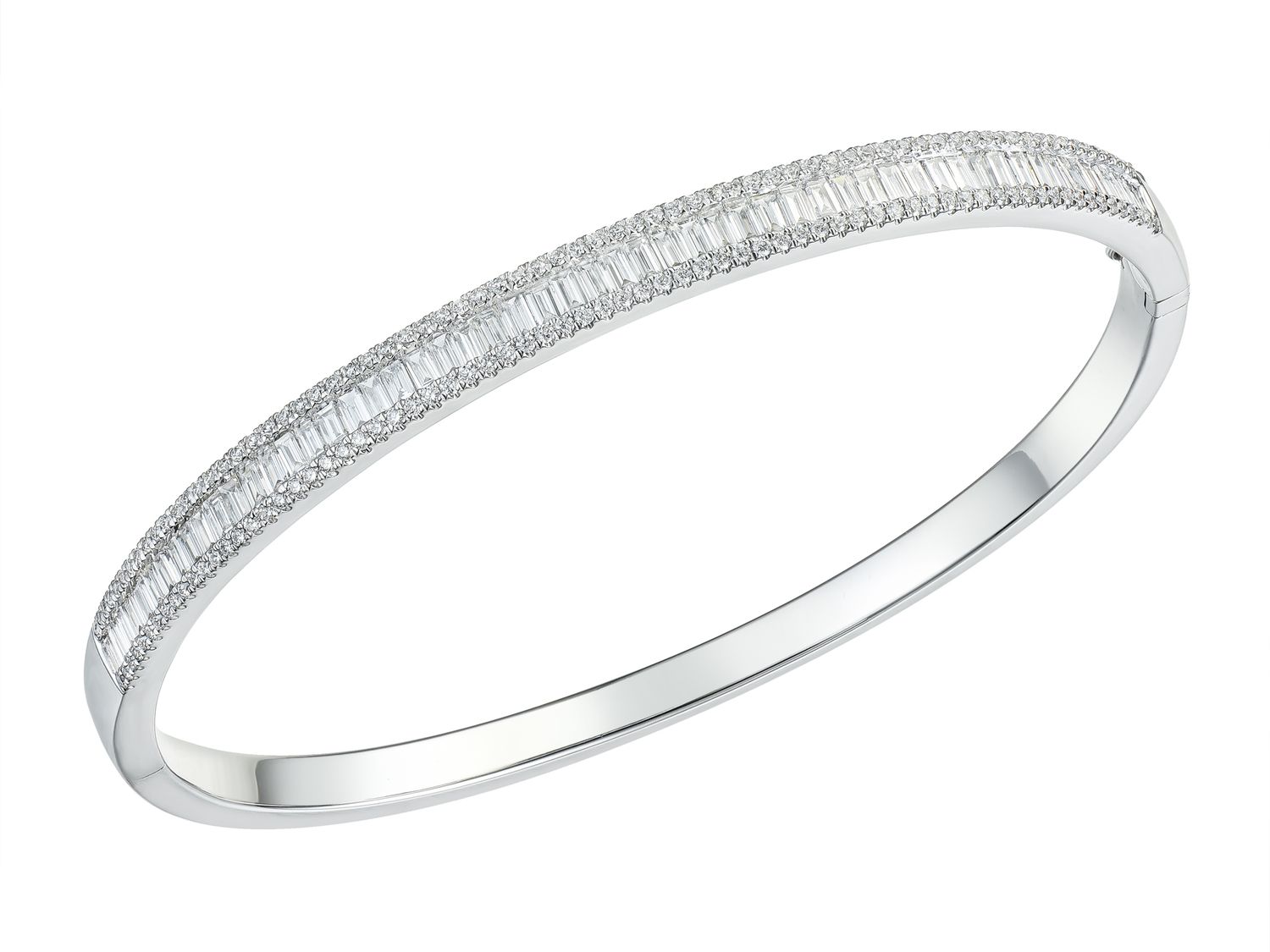 18KW DIA BANGLE