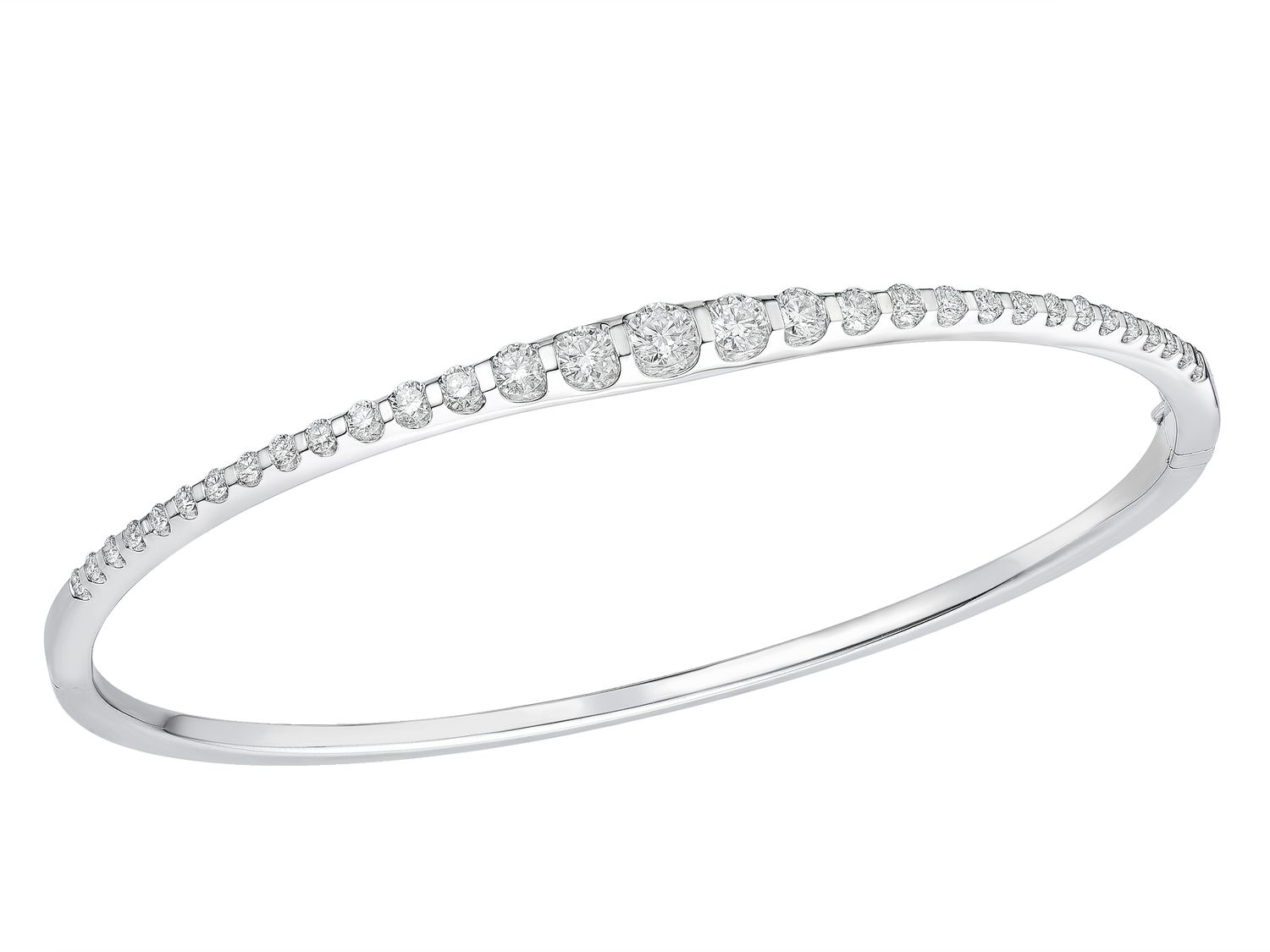 18KW DIA BANGLE