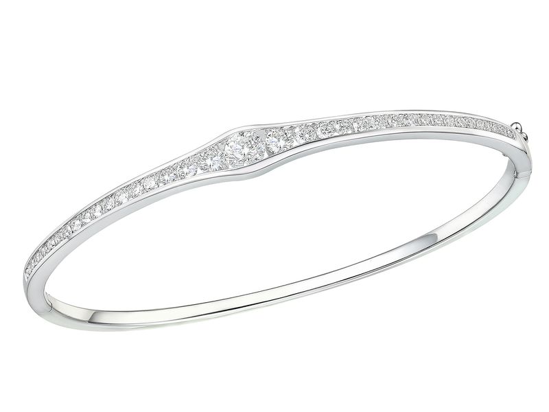 18KW DIA BANGLE