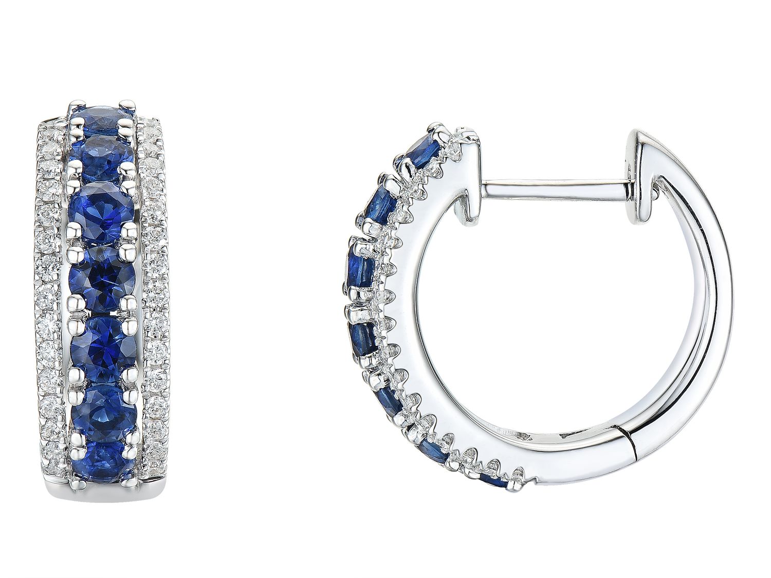 18KW SAPP DIA EARRING