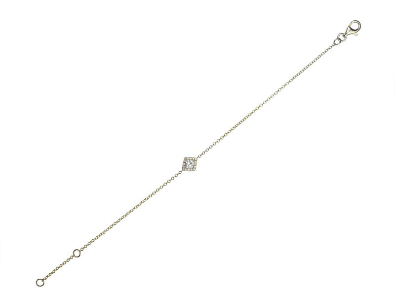 18KY DIA BRACELET