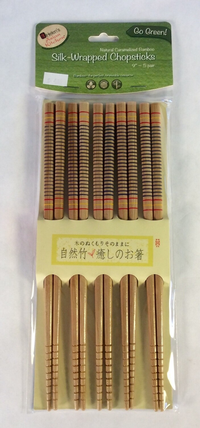 chopsticks, bamboo, 10 count; each chopsticks, bamboo, 10 count; each