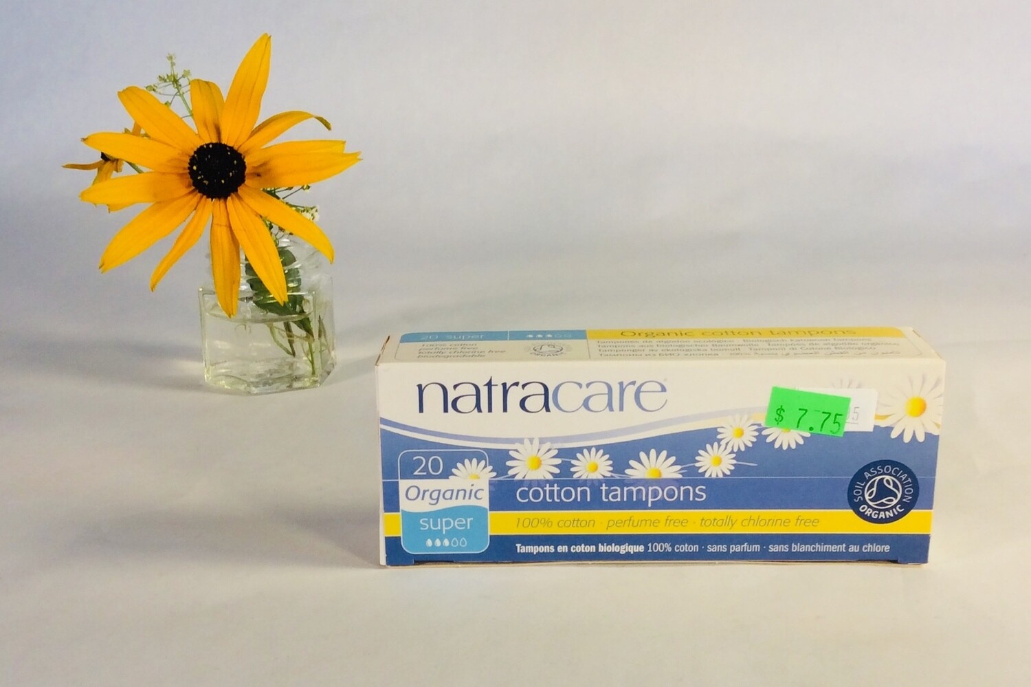 tampons, super, 20 pack; each; Natracare tampons, super, 20 pack; each; Natracare