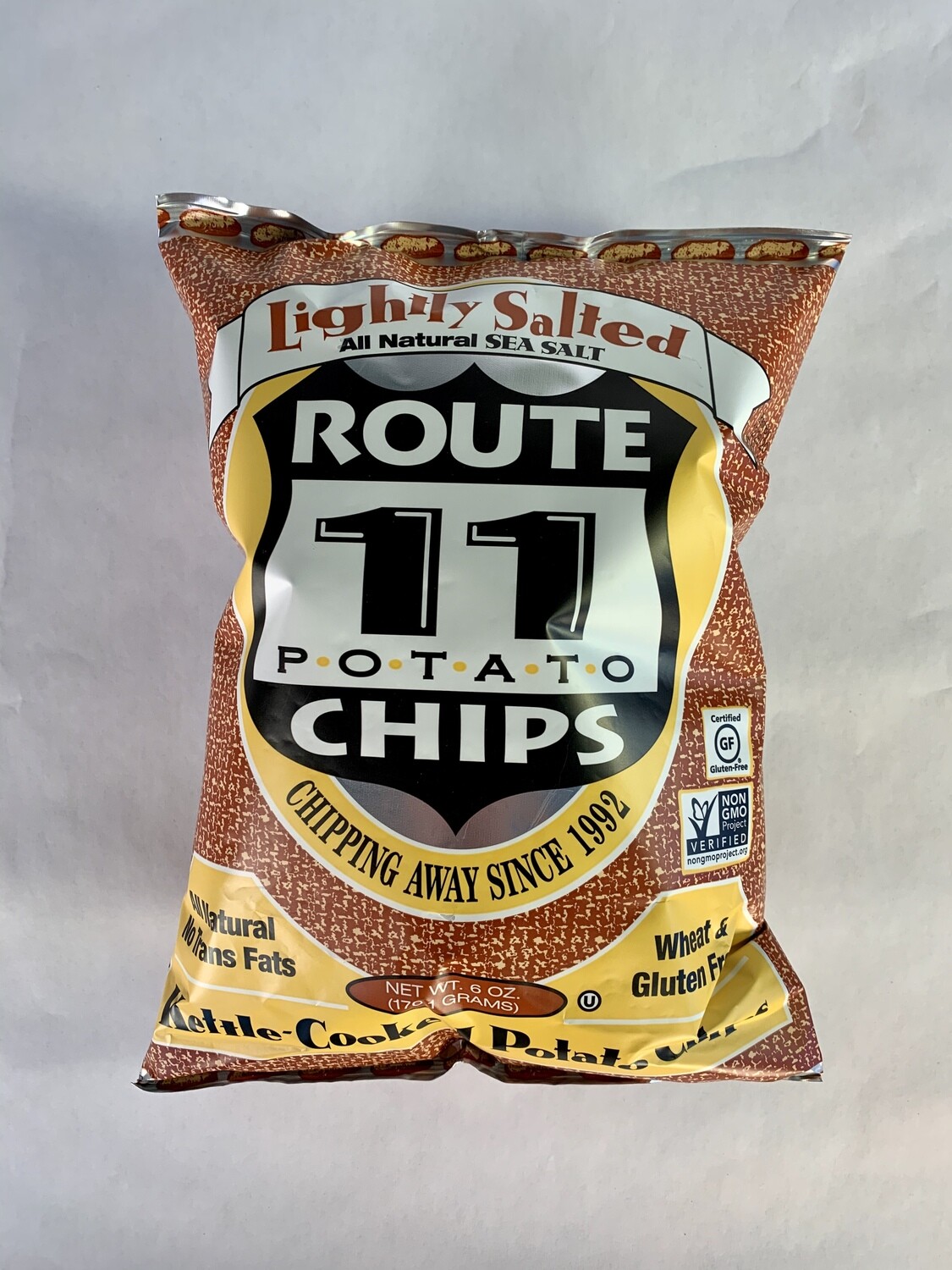 chips, lightly salted; 6oz each; Route 11 chips, lightly salted; 6oz each; Route 11