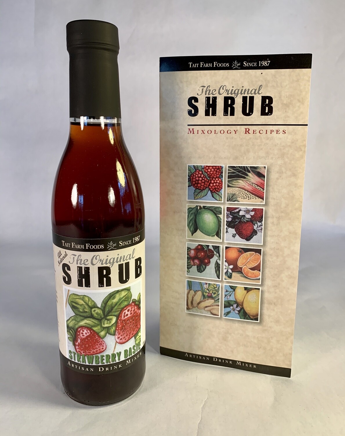shrub, strawberry basil; each; Taits shrub, strawberry basil; each; Taits