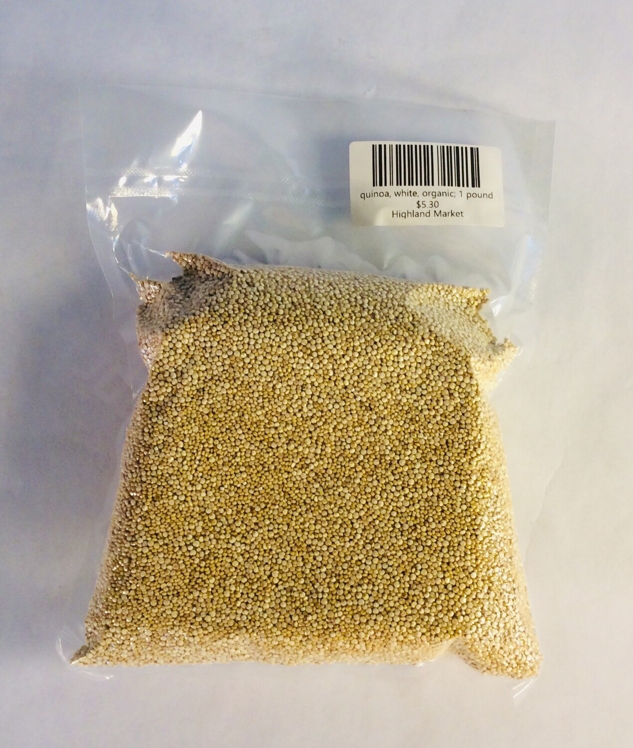 quinoa, white, organic; 1 pound quinoa, white, organic; 1 pound