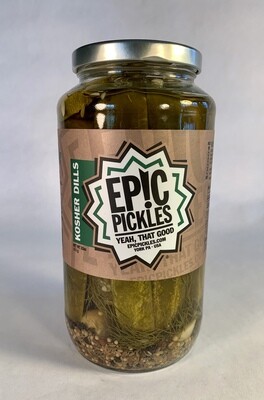 pickles, kosher dill; each; Epic