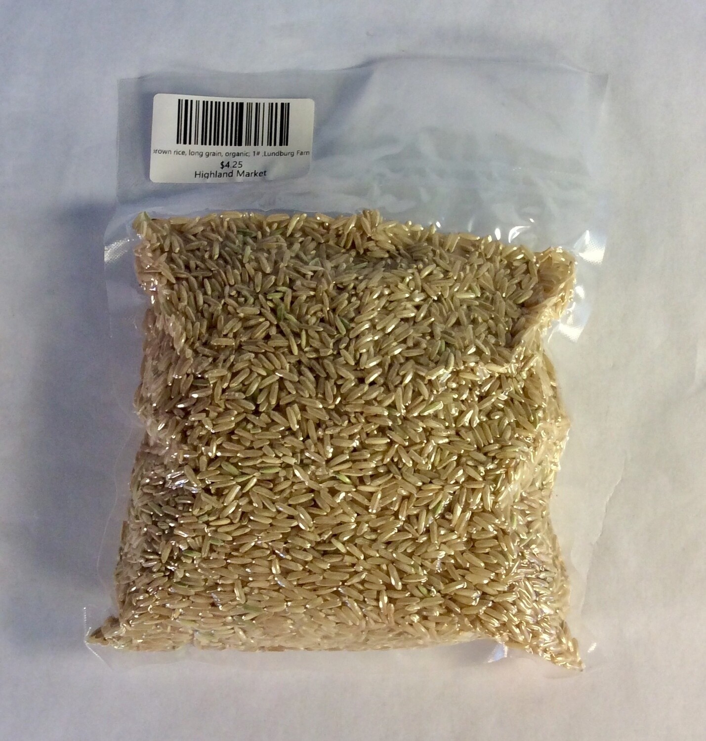 brown rice, long grain, organic; 1# ;Lundburg Farm brown rice, long grain, organic; 1# ;Lundburg Farm