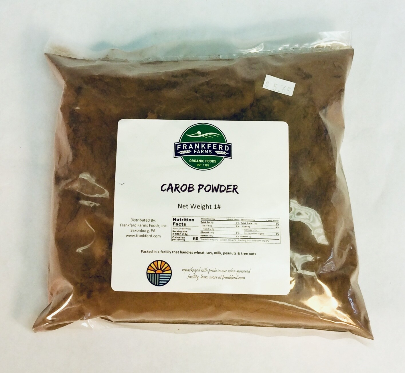 carob powder, 1 pound; each carob powder, 1 pound; each