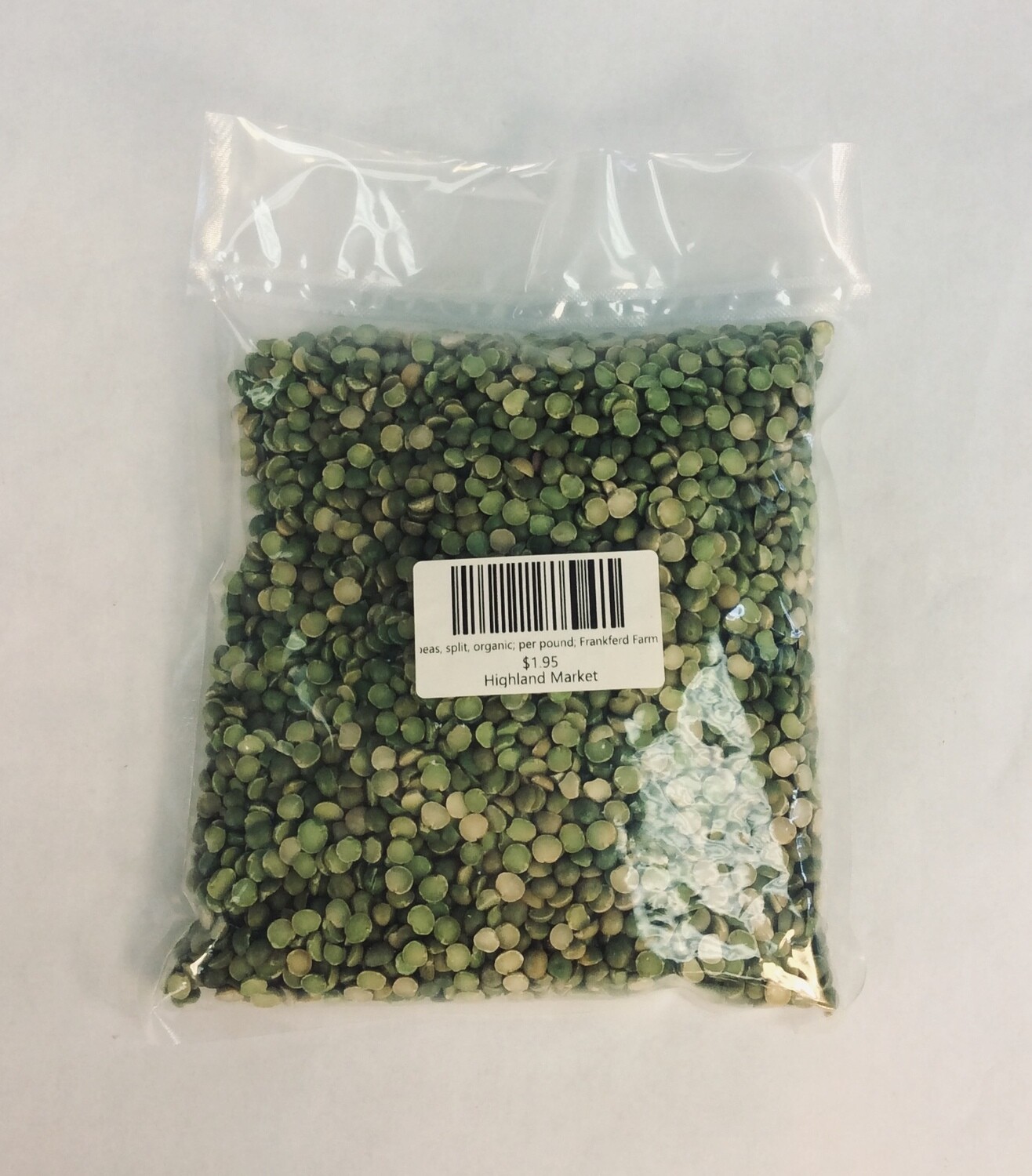 peas, split, organic; per pound; Frankferd Farms peas, split, organic; per pound; Frankferd Farms