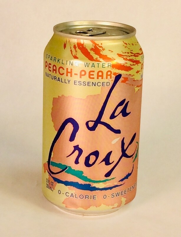 LaCroix, peach-pear, 12 ounce; each; Sysco LaCroix, peach-pear, 12 ounce; each; Sysco