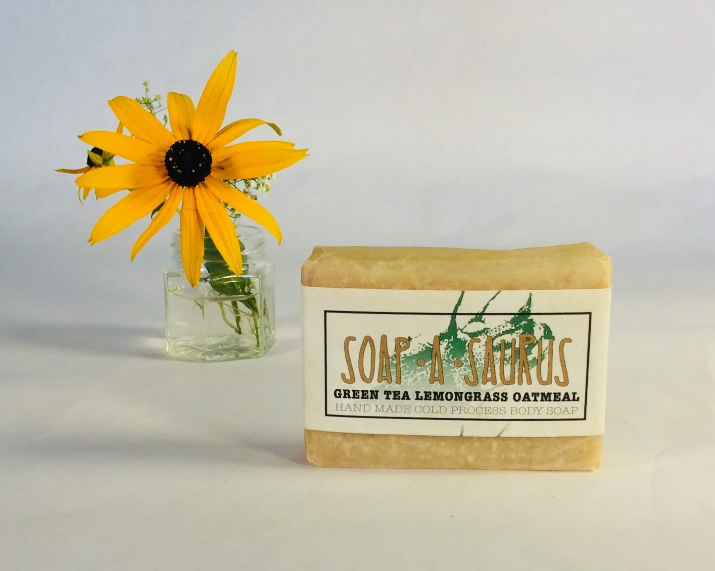 soap, bar, all-natural, handmade, Green Tea Lemongrass Oatmeal; Soap-A-Saurus; each soap, bar, all-natural, handmade, Green Tea Lemongrass Oatmeal; Soap-A-Saurus; each
