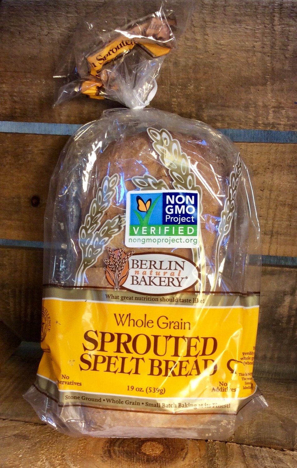 bread, sprouted spelt; each; Berlin Bakery bread, sprouted spelt; each; Berlin Bakery