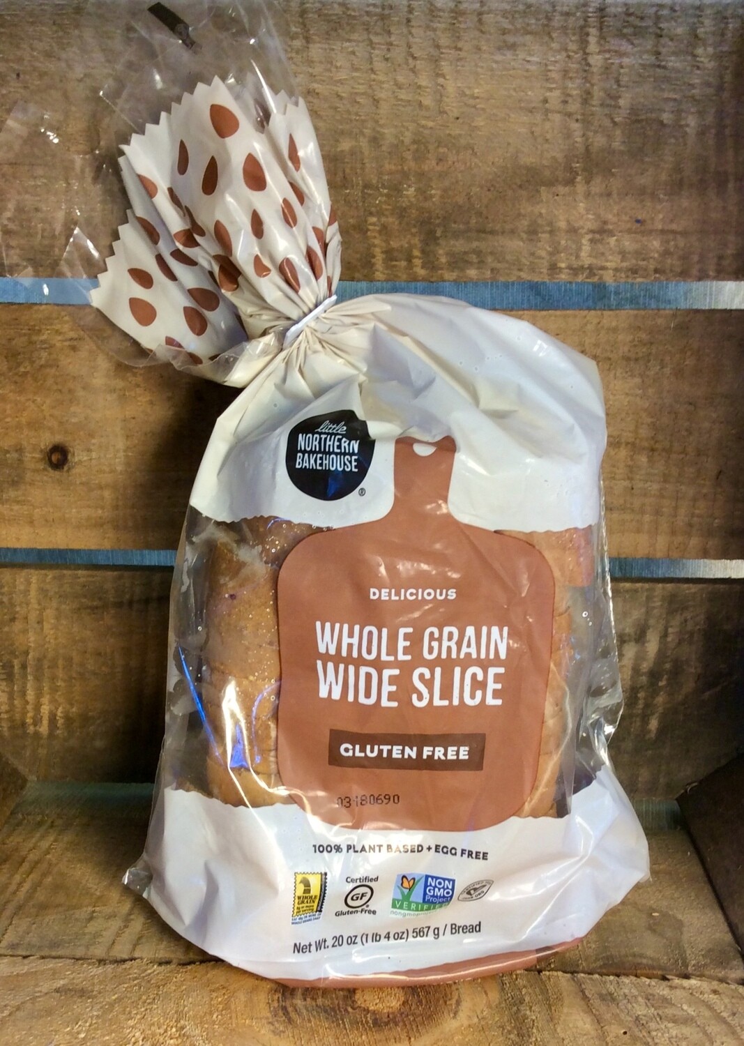 bread, whole grain, gluten free; each; Little Northern Bakehouse bread, whole grain, gluten free; each; Little Northern Bakehouse