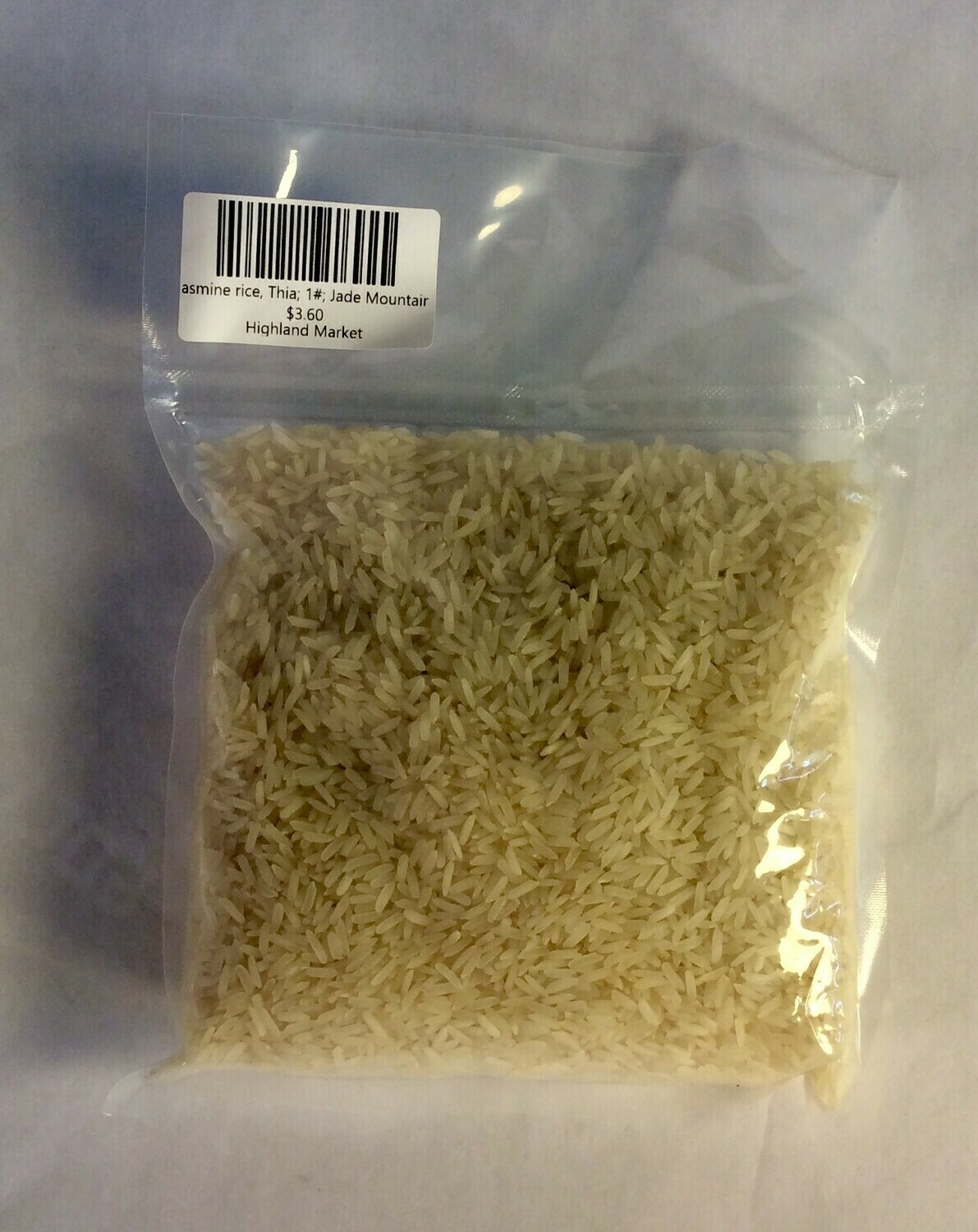 jasmine rice, Thai; 1 pound; Jade Mountain jasmine rice, Thai; 1 pound; Jade Mountain