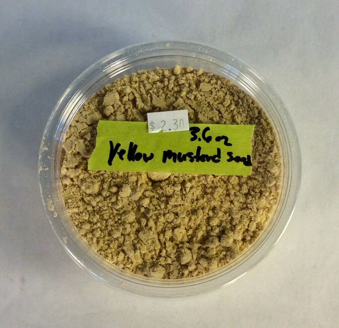 mustard, yellow; 3.6 oz; Frontier Organic; each mustard, yellow; 3.6 oz; Frontier Organic; each