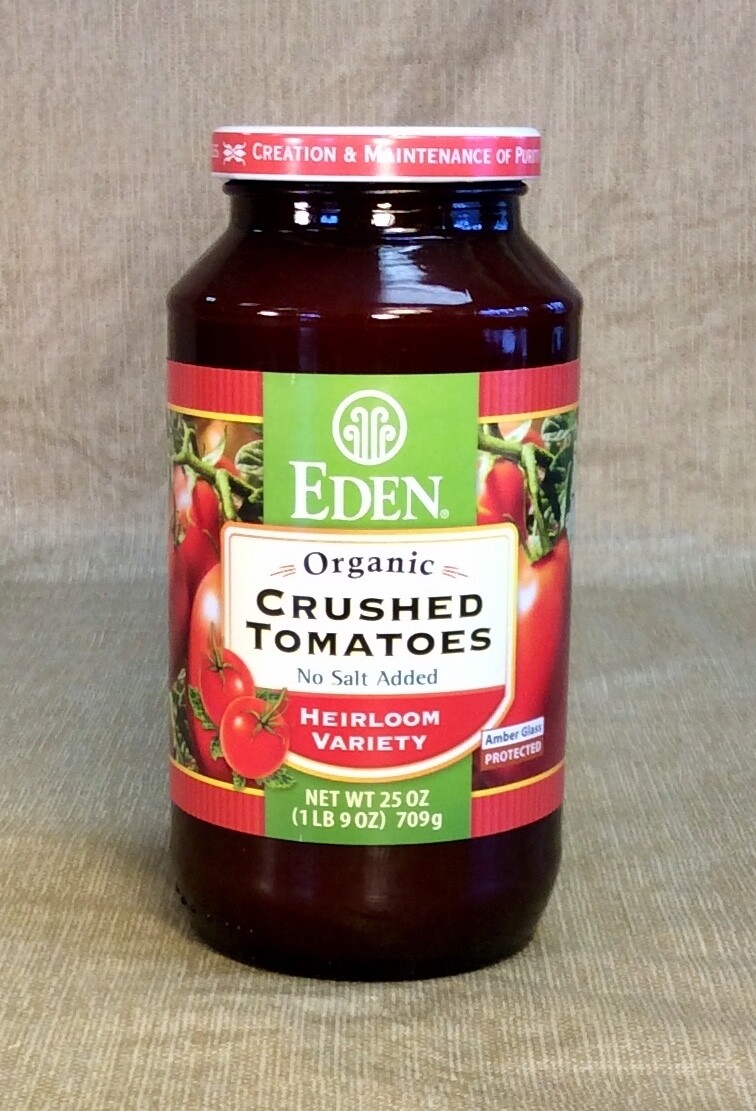 tomatoes, organic, crushed; 14 ounce; each; Eden tomatoes, organic, crushed; 14 ounce; each; Eden