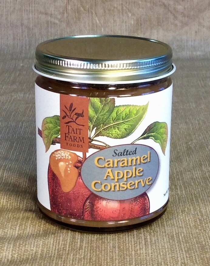 caramel apple conserve, salted; 9oz; Tait Farm caramel apple conserve, salted; 9oz; Tait Farm