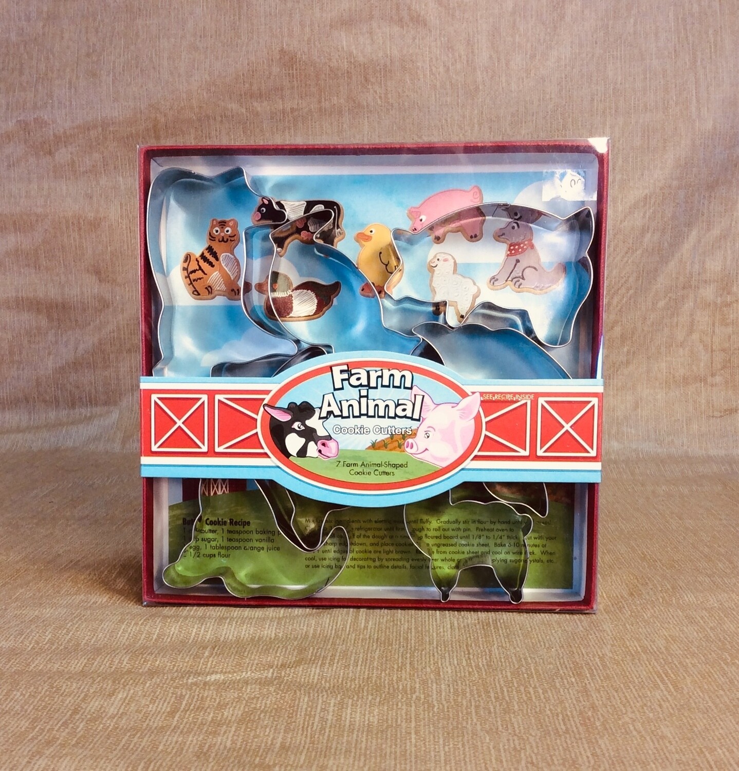 cookie cutter set, farm animals; 7 count; each; Fox Run cookie cutter set, farm animals; 7 count; each; Fox Run