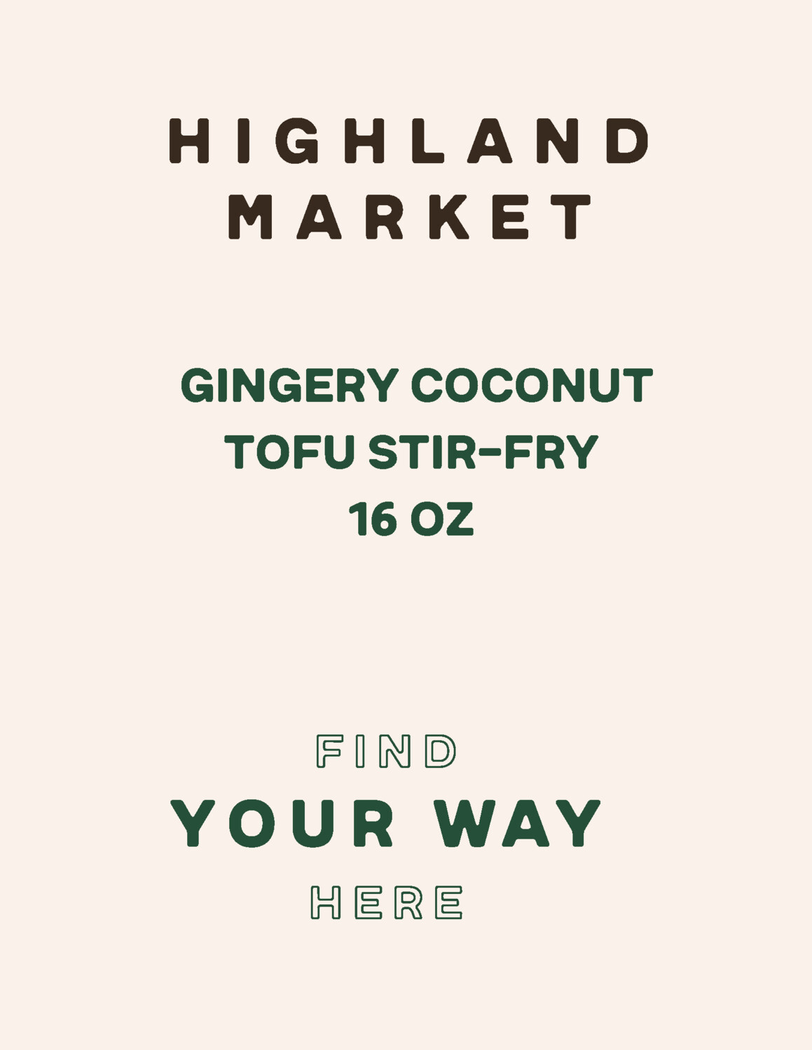 tofu, frozen, gingery coconut sauce; 16oz; Real Foods tofu, frozen, gingery coconut sauce; 16oz; Real Foods