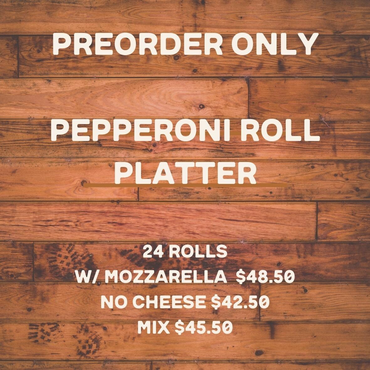 platter, pepperoni rolls; Highland Market platter, pepperoni rolls; Highland Market
