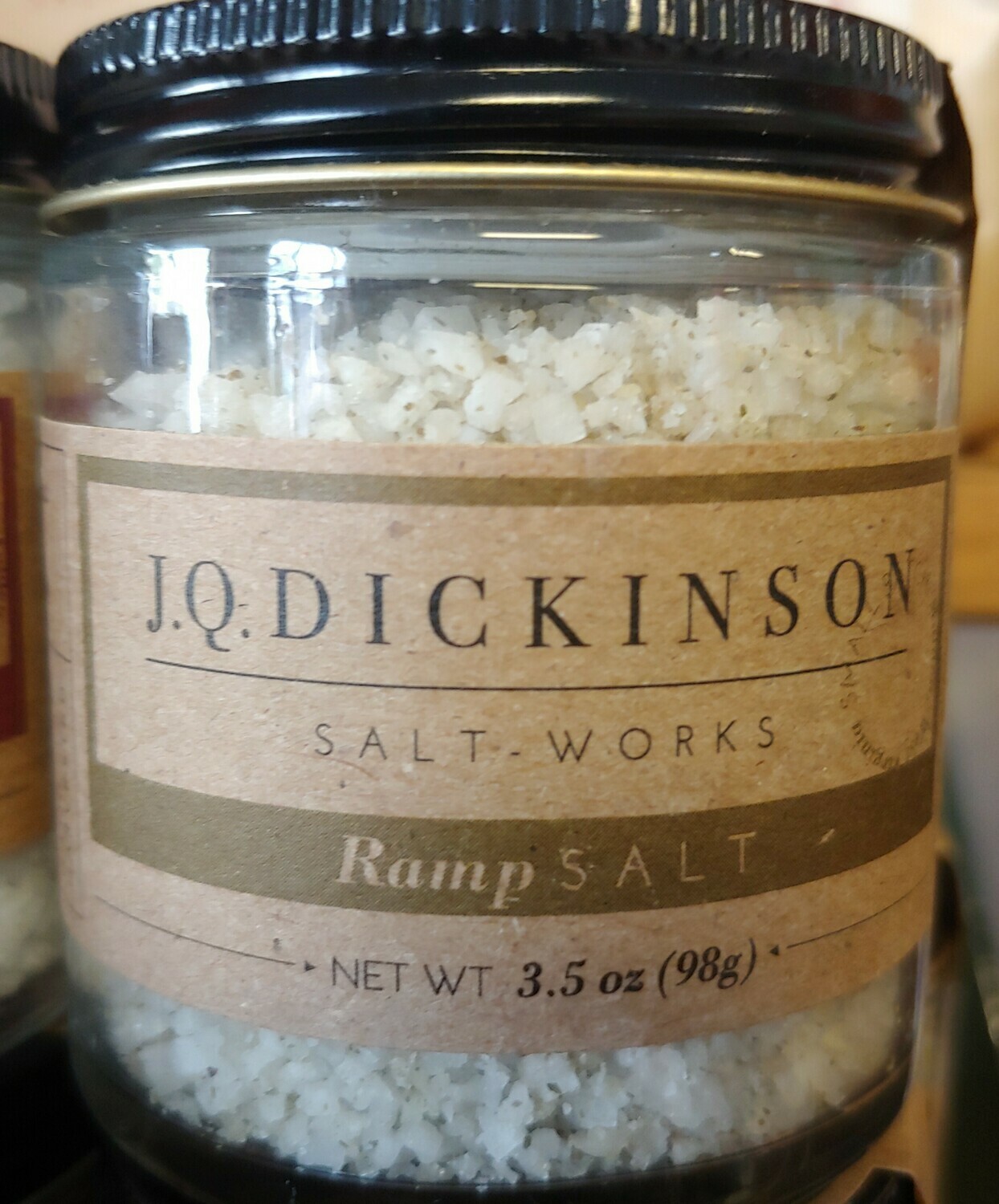 salt, ramp, 3.5oz jar; JQ Dickenson salt, ramp, 3.5oz jar; JQ Dickenson
