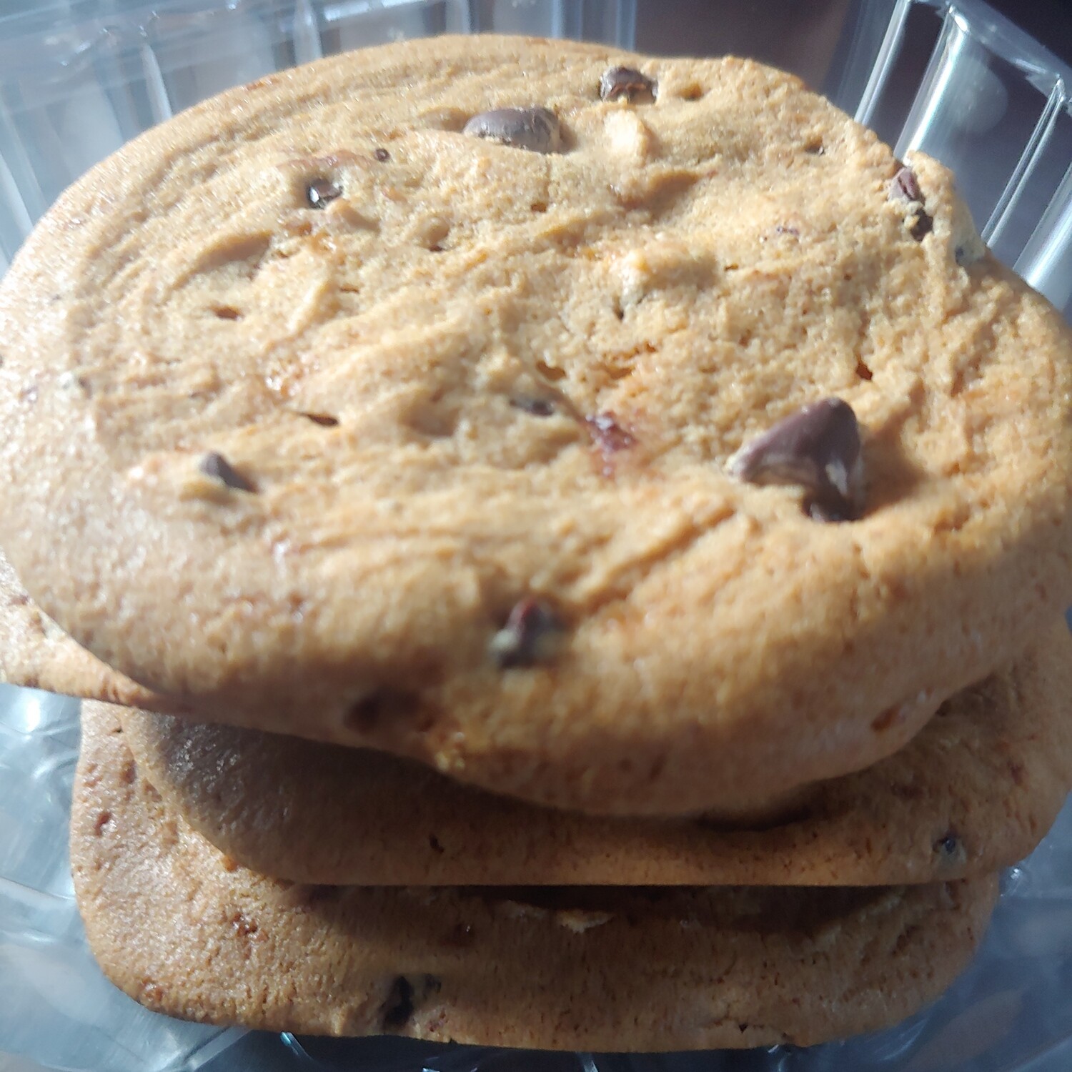 cookies, fresh, vegan chocolate chip; 4 pack; Highland Market cookies, fresh, vegan chocolate chip; 4 pack; Highland Market