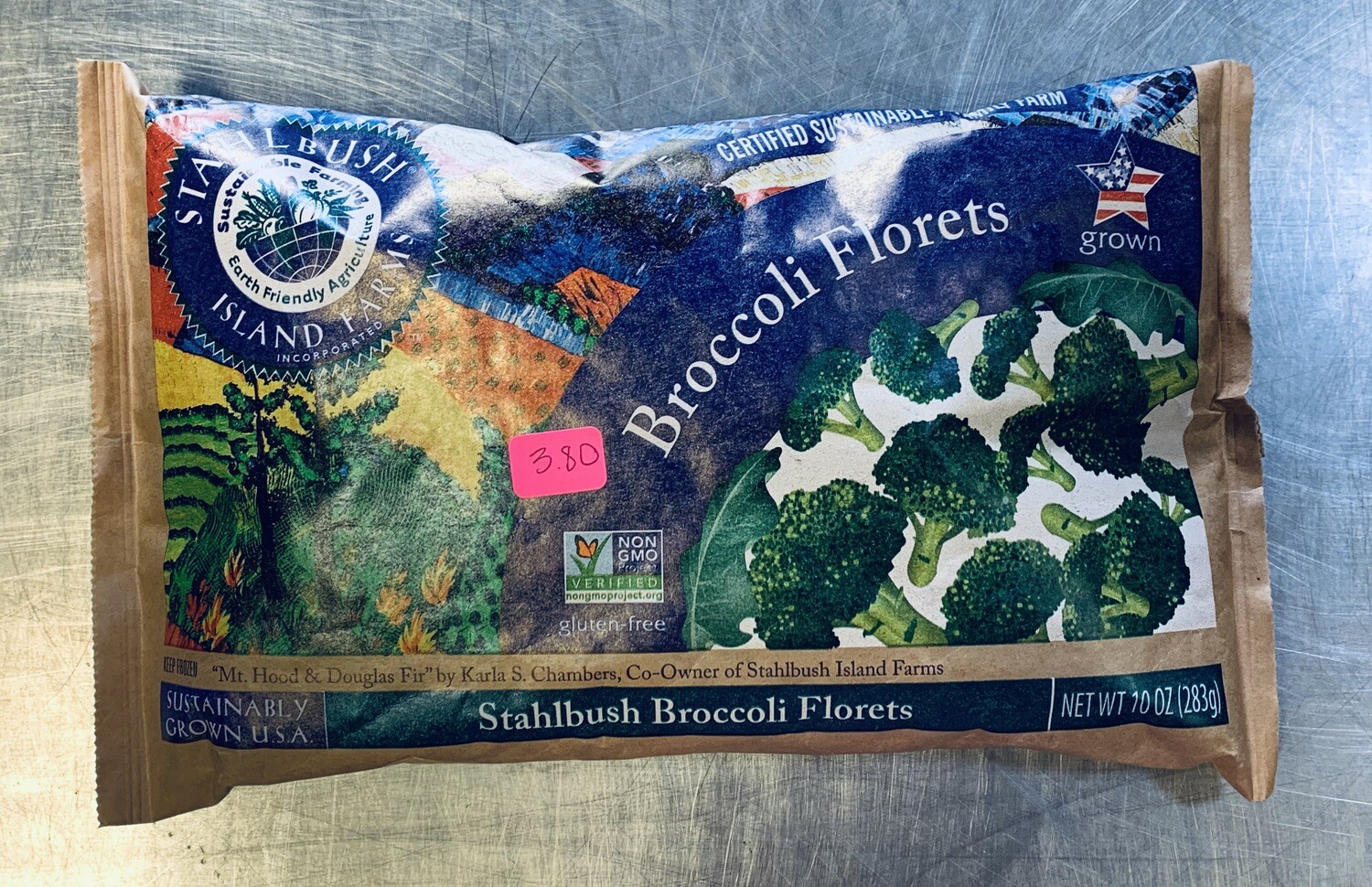 broccoli, florets, frozen; each; Stahlbush Island Farms