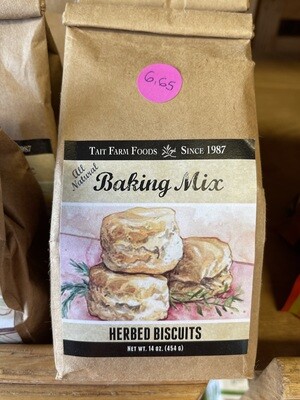 baking mix, herb biscuit; 14oz; Tait Farm
