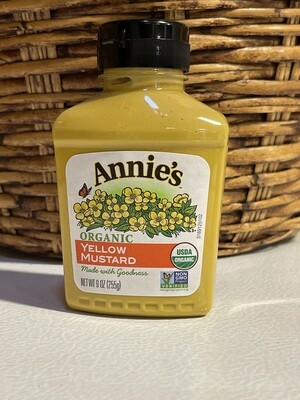 mustard, yellow organic; Annie's; each