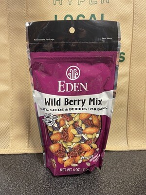 trail mix, wild berry mix, four ounce; each; Eden