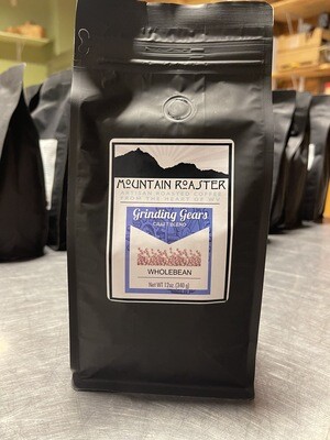coffee, Grinding Gears Extra Dark, 12 ounce; each; Mountain Roasters