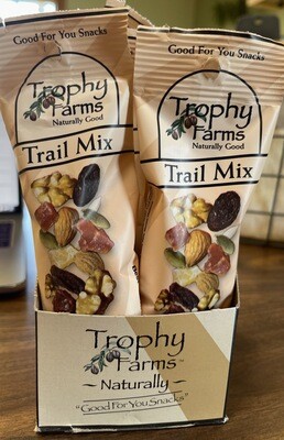 trail mix, snack pack; 2 oz; Trophy Farms